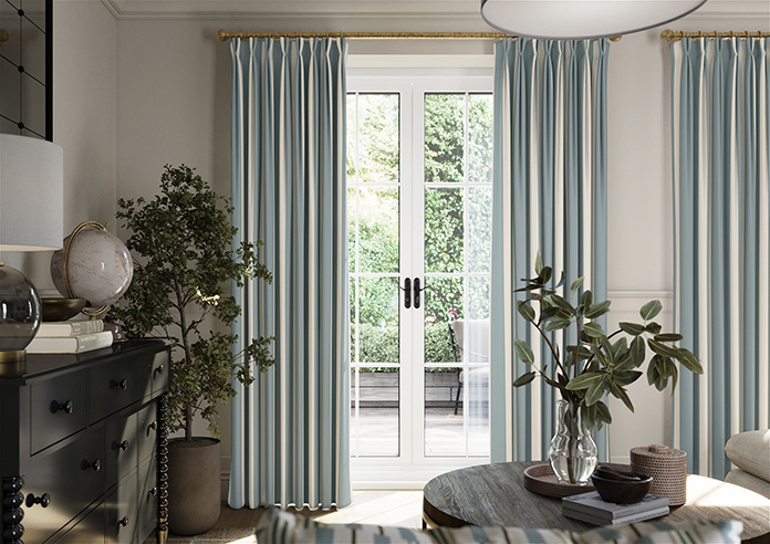 The British Stripe Co. Henry, Derwent No.1 - Made to Measure Curtains - Image 3